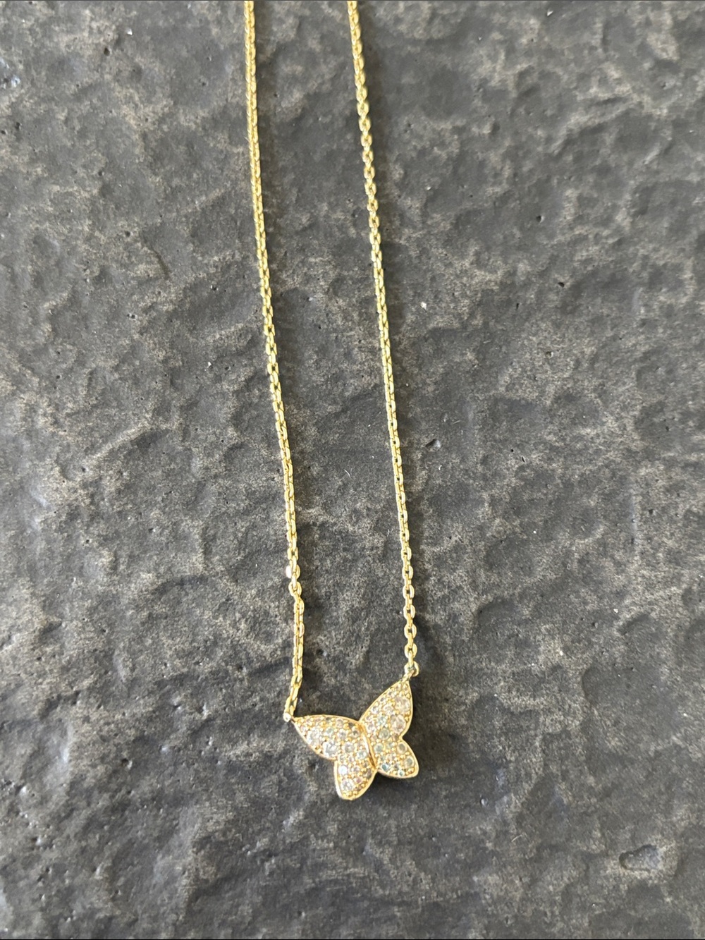 Kendra Scott Gold Pavé Butterfly Necklace